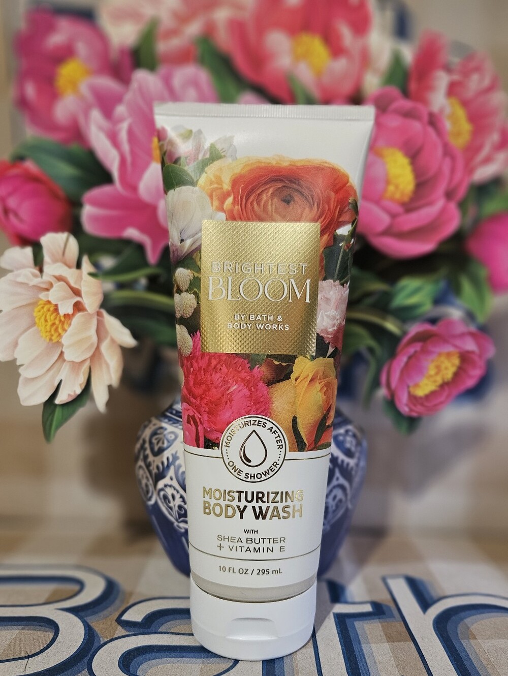 NWT Bath & Body Works Brightest Bloom Moisturizing Body Wash - Pink, Yellow